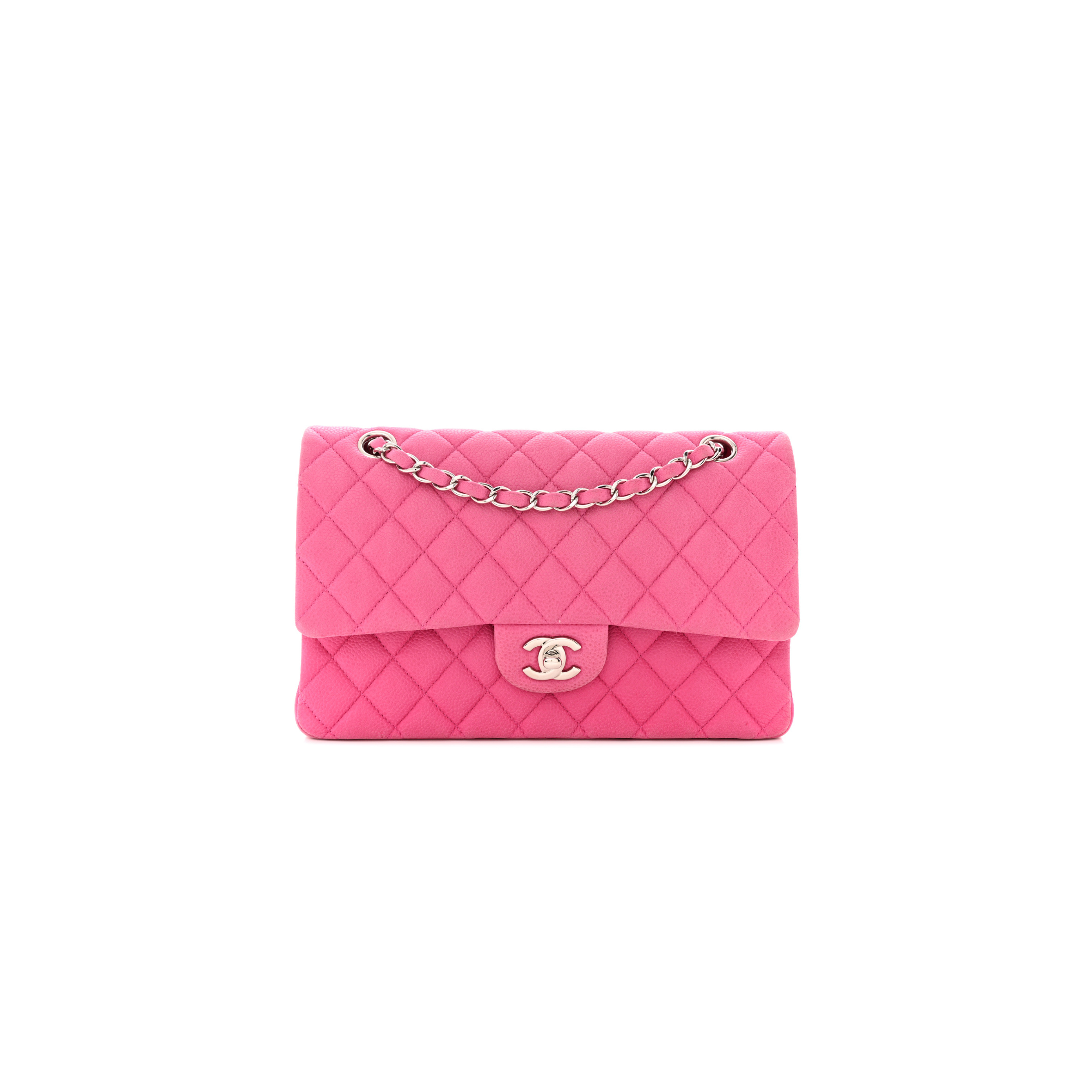 CHANEL IRIDESCENT CAVIAR QUILTED MEDIUM DOUBLE FLAP 1436314 (25*15*6cm)